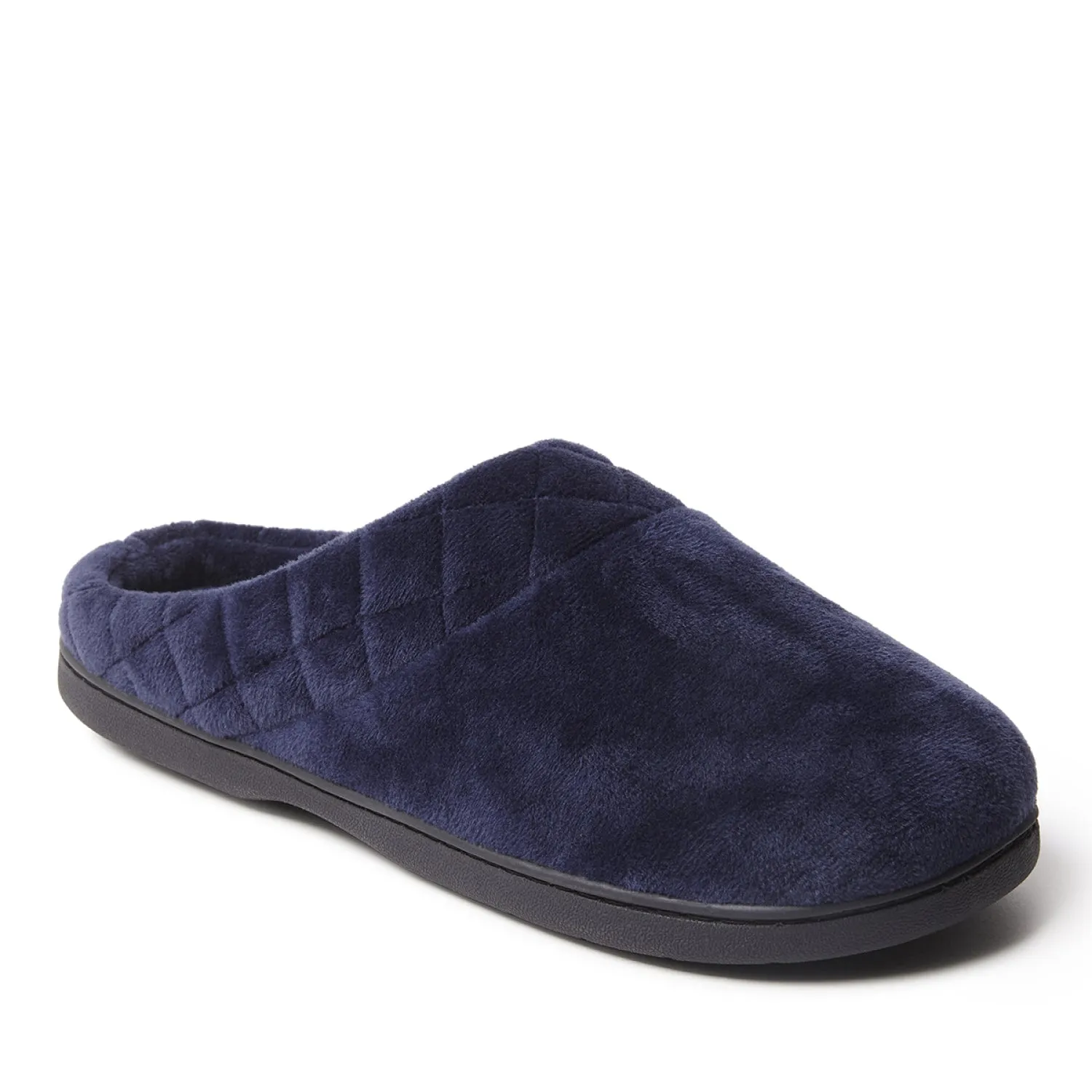 Dearfoams Women's Darcy Velour Clog With Quilted Cuff