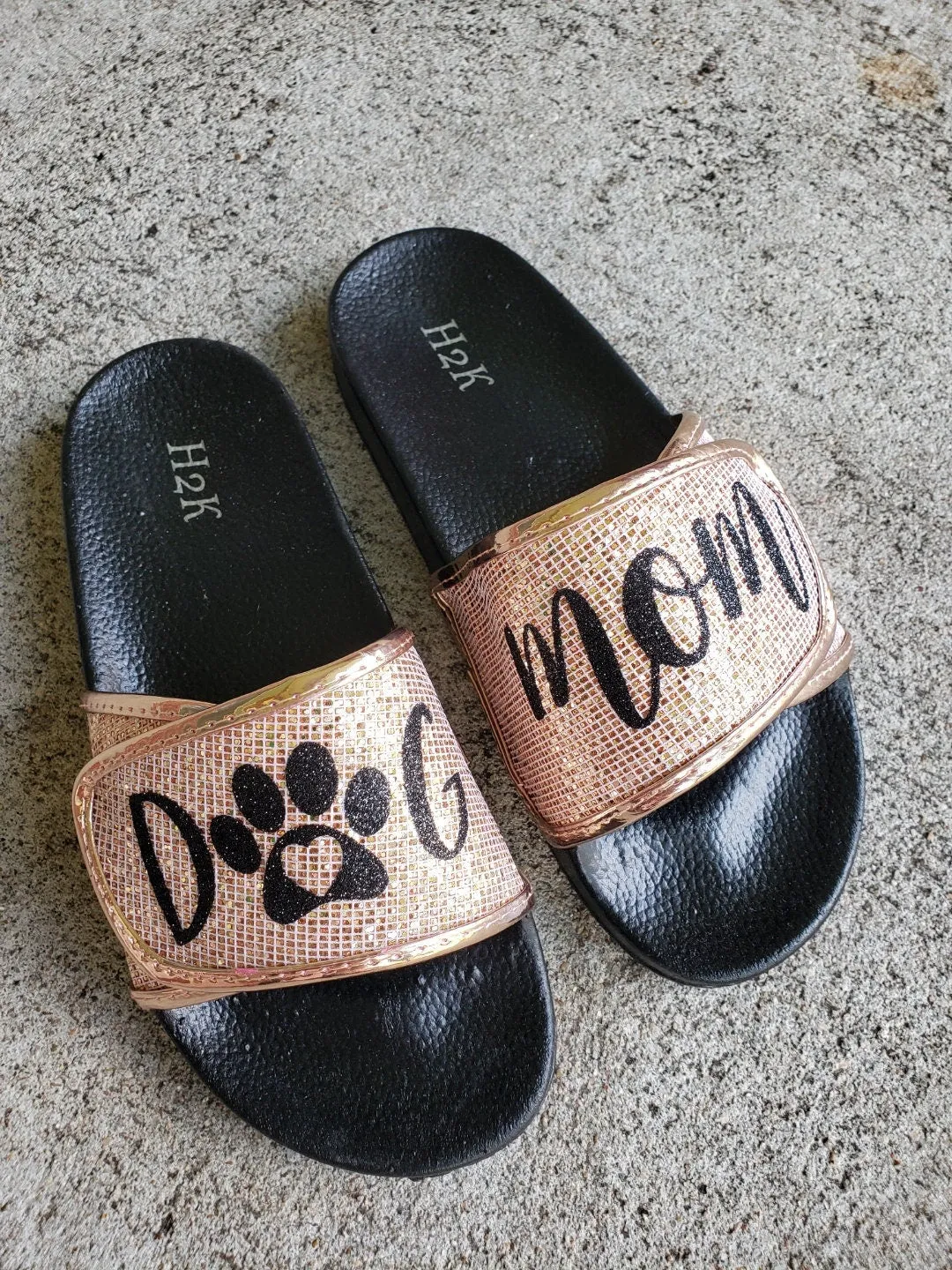 Dog mom slippers/ Women's slippers/ dog mom shoes