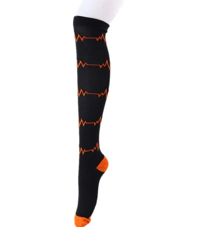 Elastic Multi-Colour Compression Socks