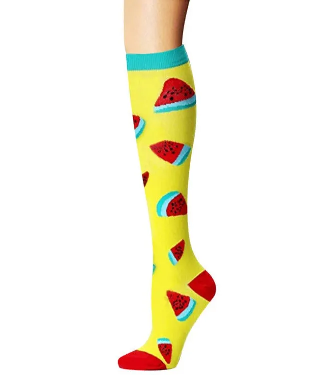 Elastic Multi-Colour Compression Socks