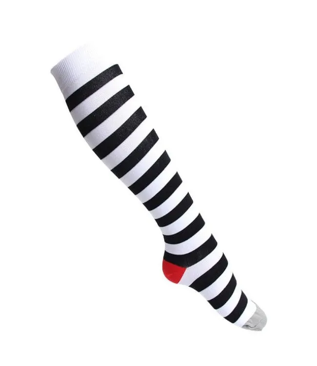 Elastic Multi-Colour Compression Socks