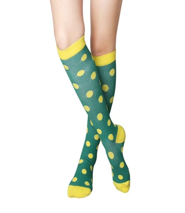 Elastic Multi-Colour Compression Socks