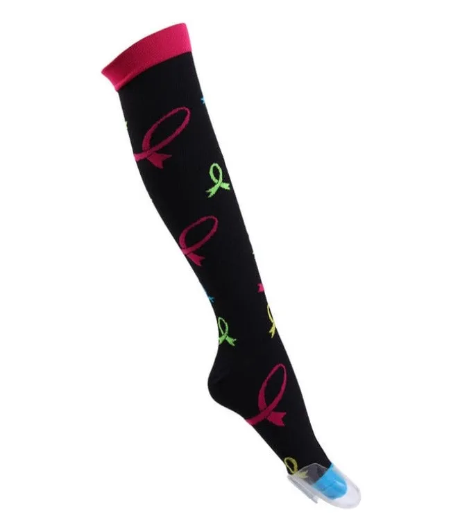 Elastic Multi-Colour Compression Socks