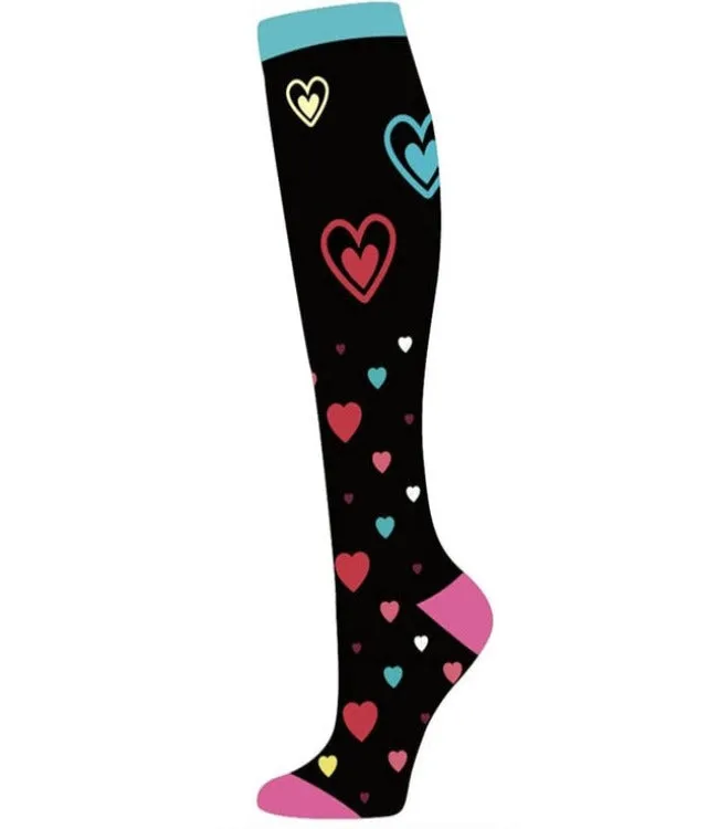 Elastic Multi-Colour Compression Socks