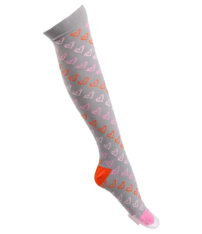 Elastic Multi-Colour Compression Socks