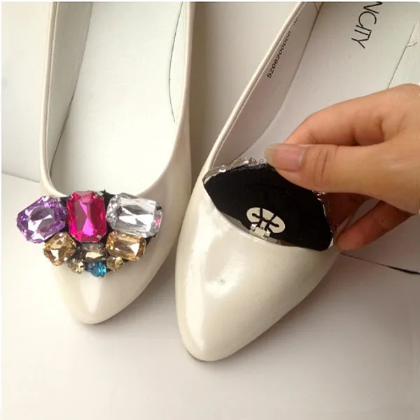 Elegant Multi-Color Crystal Rhinestone Shoes Clip