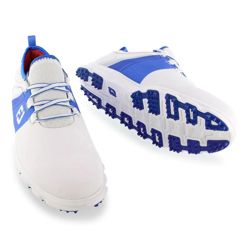 FootJoy SuperLites XP White Royal Mens Golf Shoes