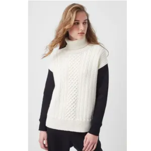 French Connection Soraya Knit WITH CONTRAST SLEEVES 78RCI