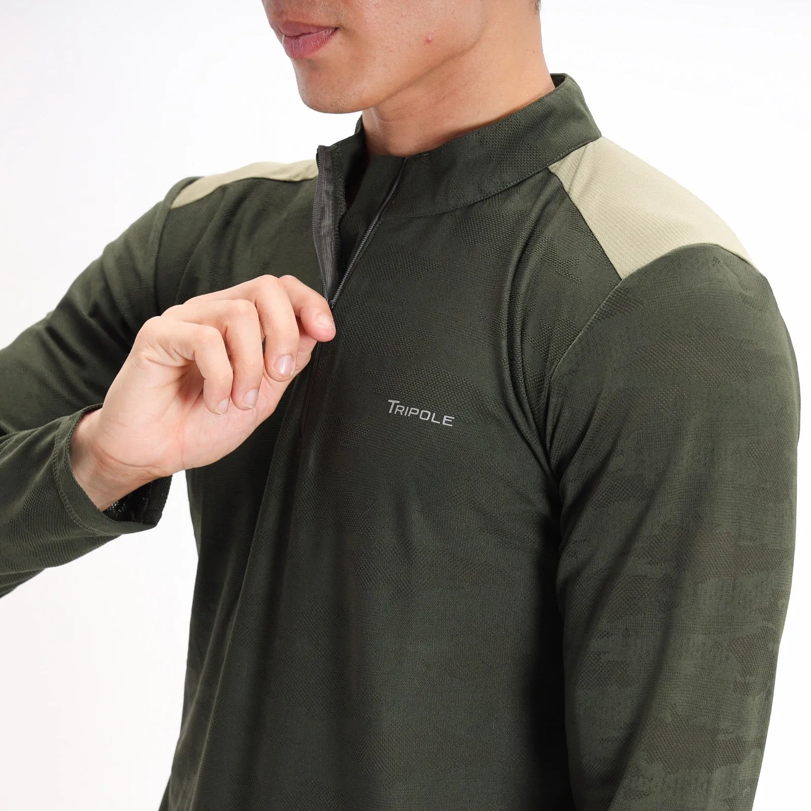 Full Sleeve Hiking and Trekking T-Shirt & Jersey | Green