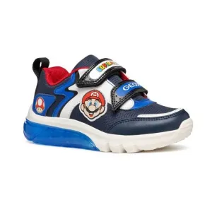 Geox Boys J Ciberdron E Trainer Navy/Royal