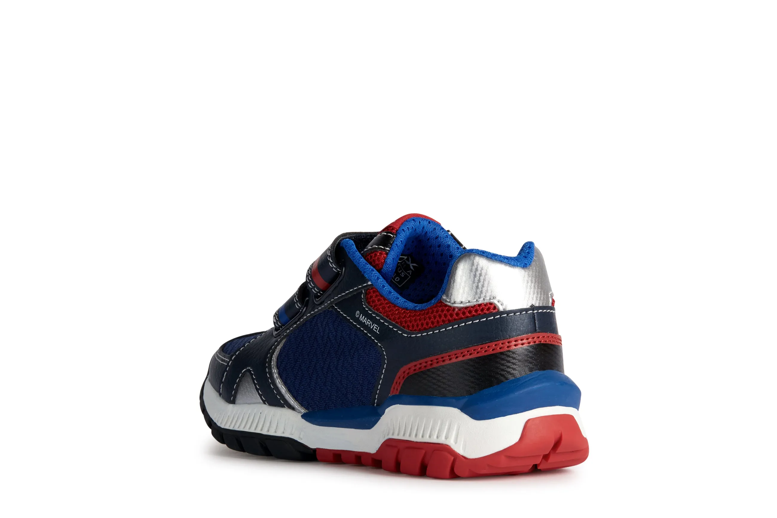 Geox Tuono Spiderman Boys Navy-Red Marvel Trainer