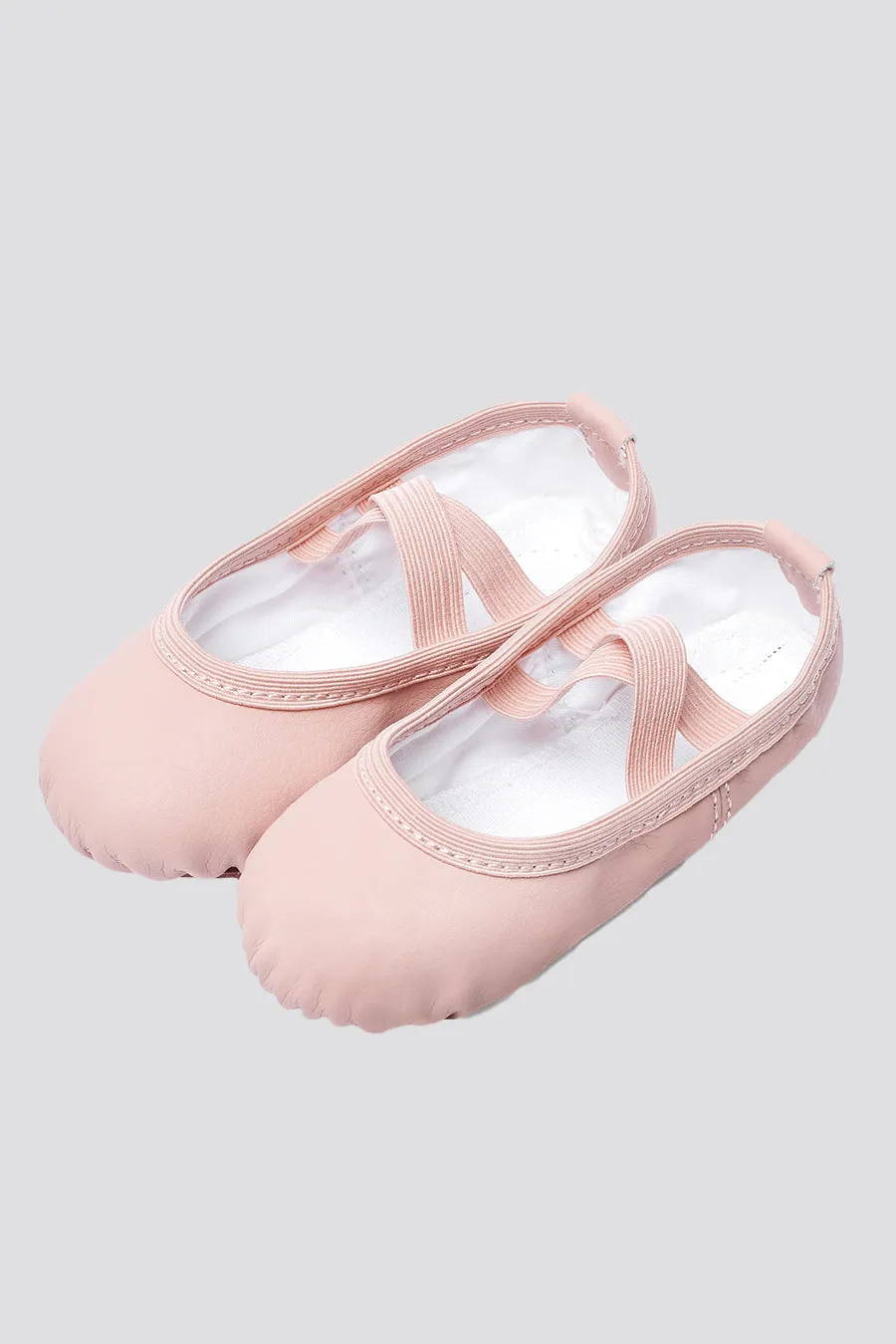 Girl's PU Leather Ballet Shoes(split sole, no drawstring)