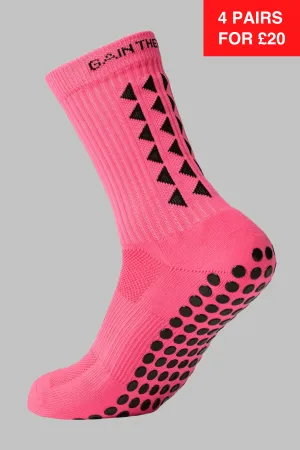 GRIP SOCKS 2.0  MidCalf Length - Pink