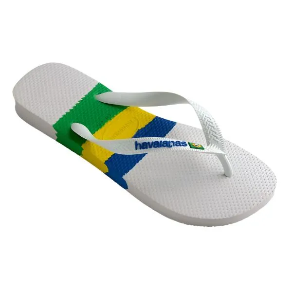 Havaianas Brasil Tech Men's Flip Flops - White