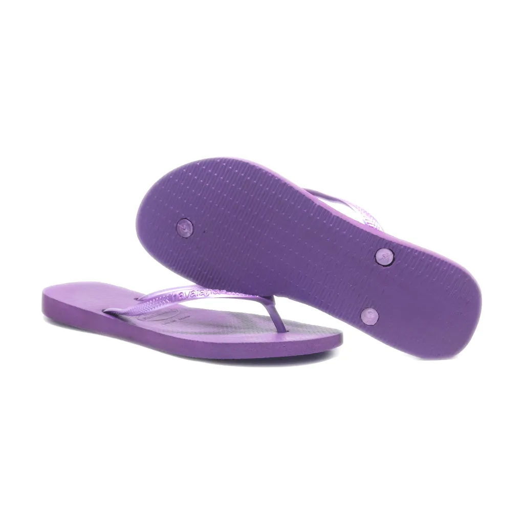 Havaianas Slippers Eva Purple Colour For Women