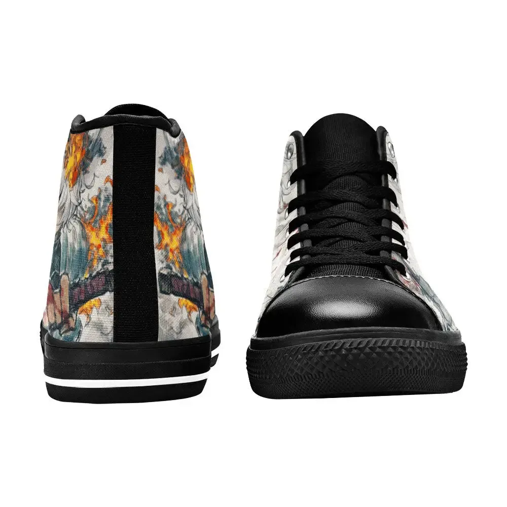 Hells Paradise Jigokuraku Shoes High Tops Sneakers for Kids and Adults