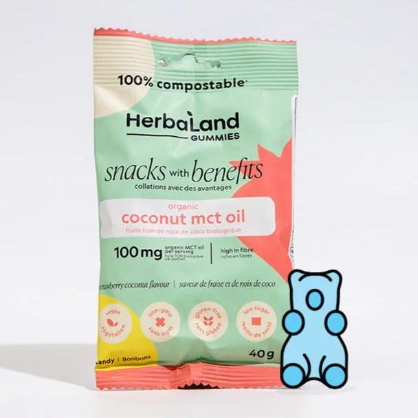 Herbaland Snack Gummies - Coconut MCT Oil (40g)