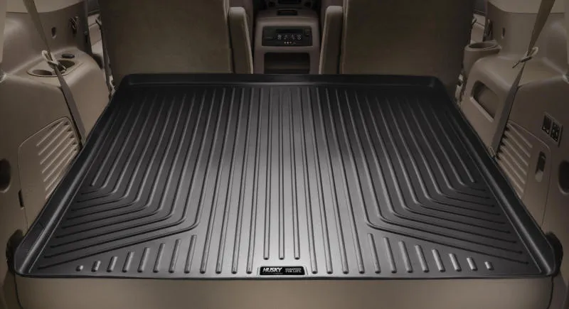 Husky Liners Weatherbeater Cargo Liner Plastic Black Under 3rd Seat - GM Fullsize SUV 2001-14