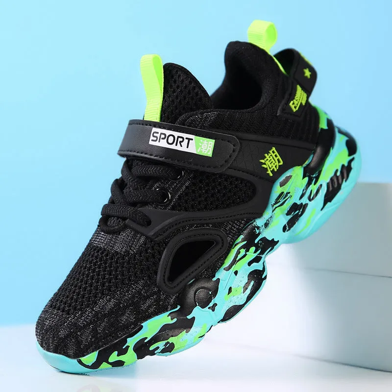 INSTOCK- Children's breathable mesh trendy hollow running shoes