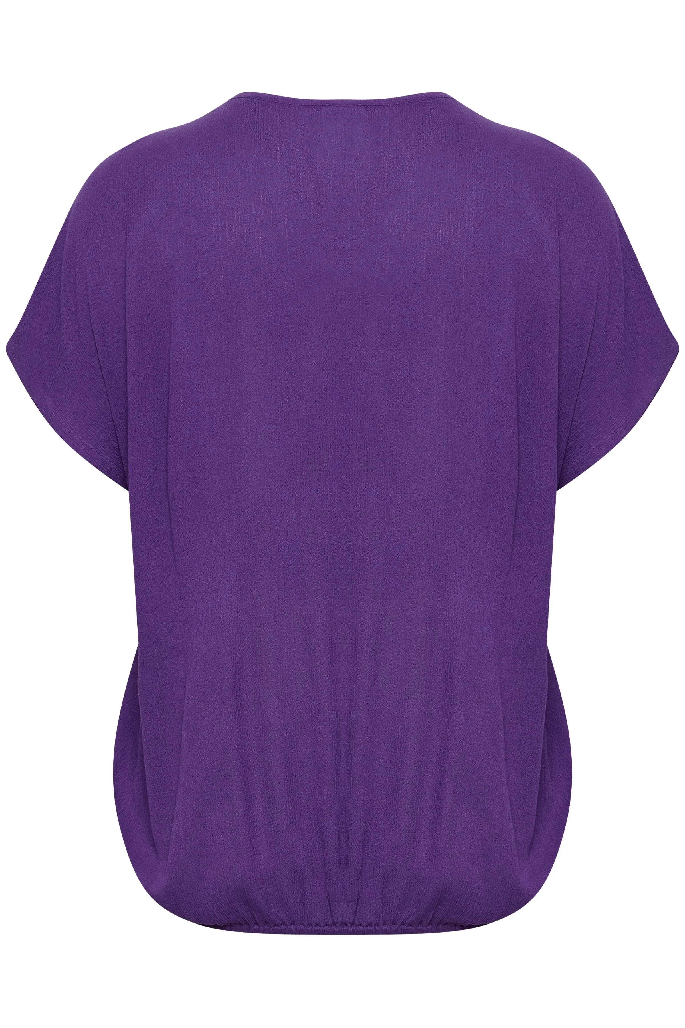 Kaffe Stanley Short Sleeve Blouse in Purple