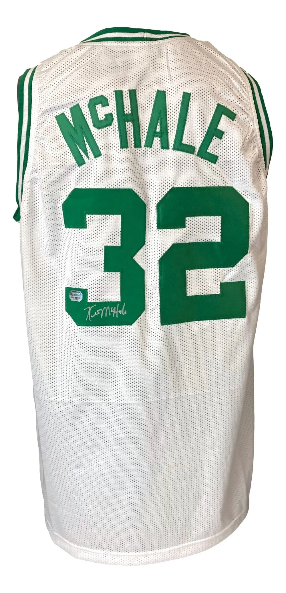 Kevin McHale Boston Signed White Basketball Jersey Mounted Memories