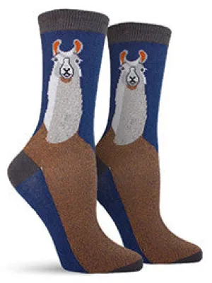 Llama Women's Crew Socks