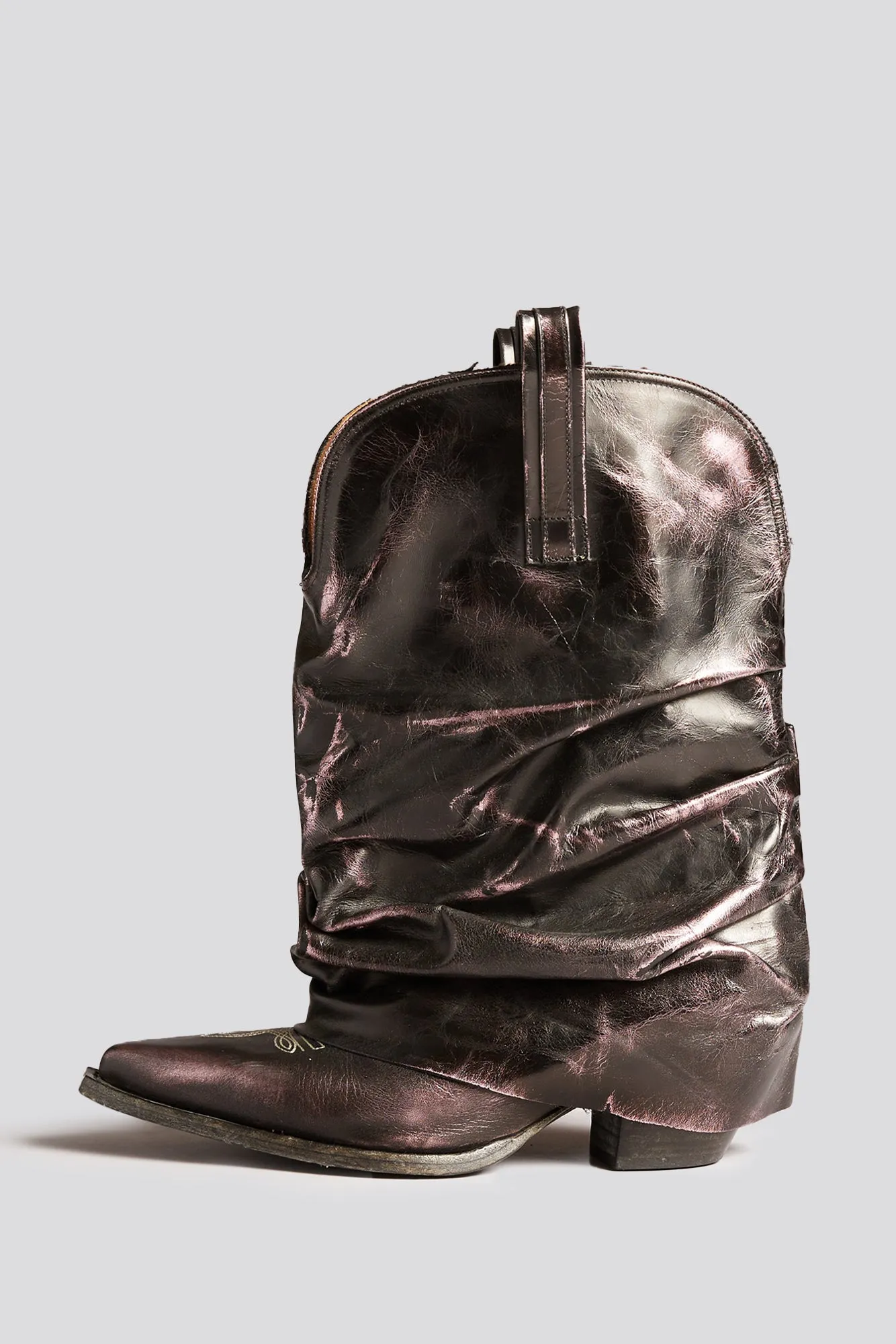 LOW RIDER COWBOY BOOT - PINK SHINE