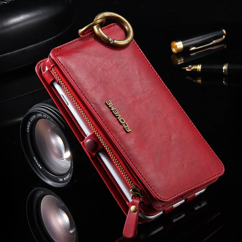 Luxury PU Leather Case For 8 Plus X XR XS Max 11 Flip Stand Wallet Cases For  8 7 Plus 6s SE Pouch Capinhas