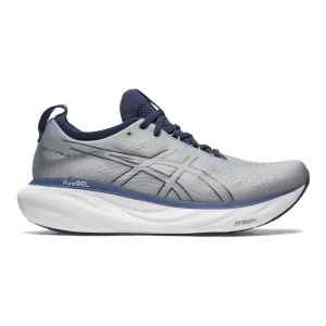 Men's Asics Gel-Nimbus 25, Sheet Rock/Indigo Blue, 8.5 2E Wide