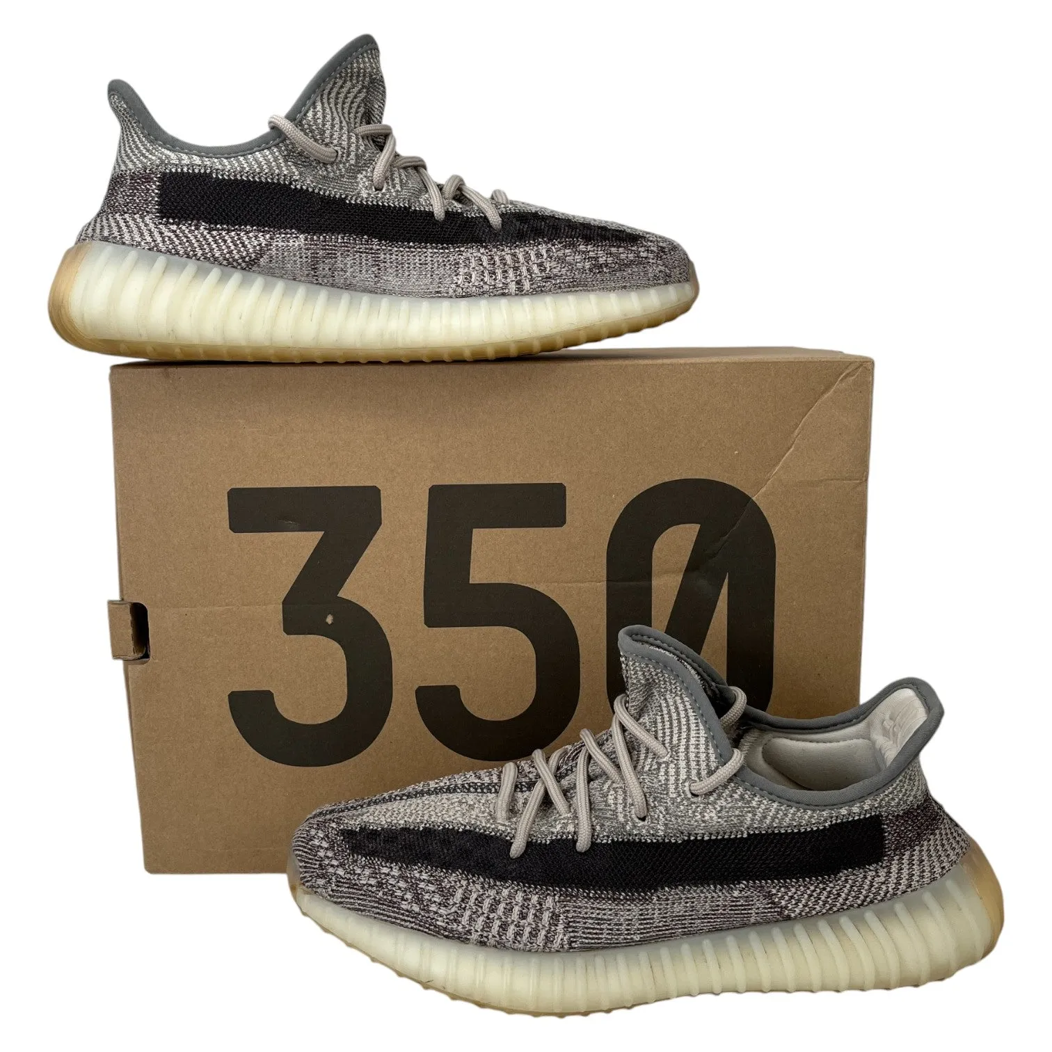 Men's Boost 350 V2 "Zyon" Low Trainers Grey Size EU 42.5 / UK 8.5