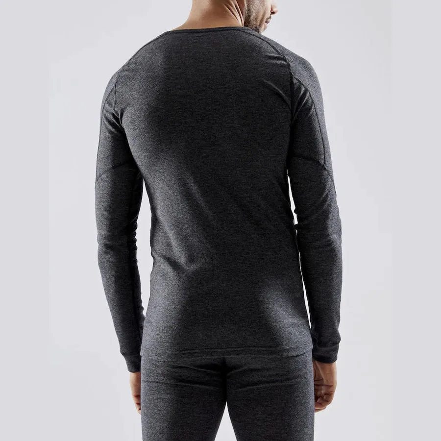 Men's Core Merino Set (Black Melange)