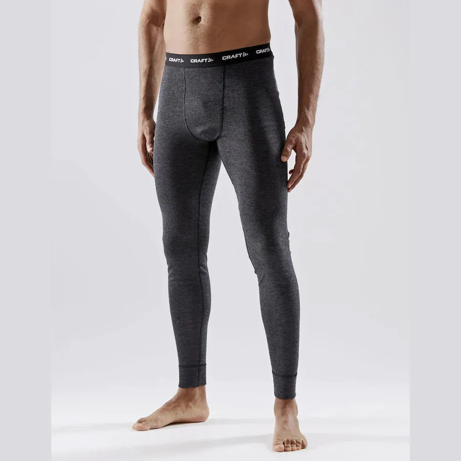 Men's Core Merino Set (Black Melange)