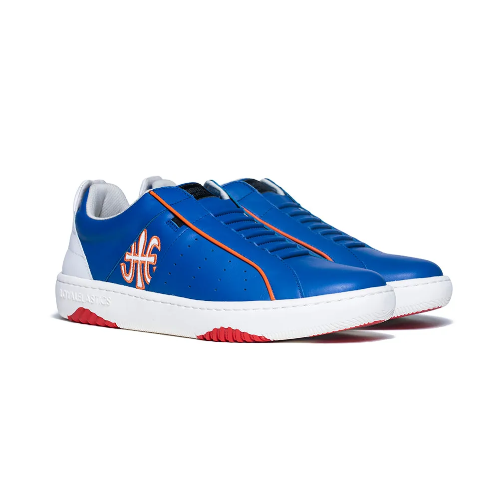 Men's Icon Archer Blue Orange Leather Sneakers 06394-501