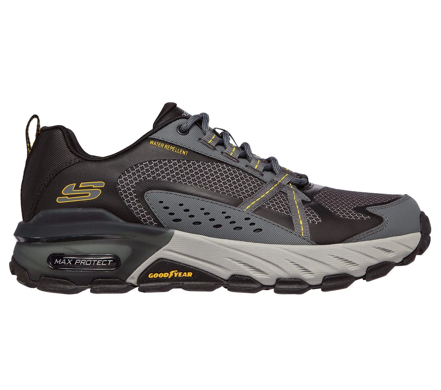 Men's Wide Fit Skechers 237303 Max Protect outdoor Walking Trainers