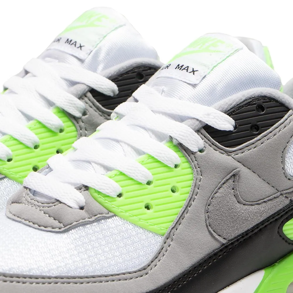 Nike Air Max 90 White / Particle Grey - Moss Green