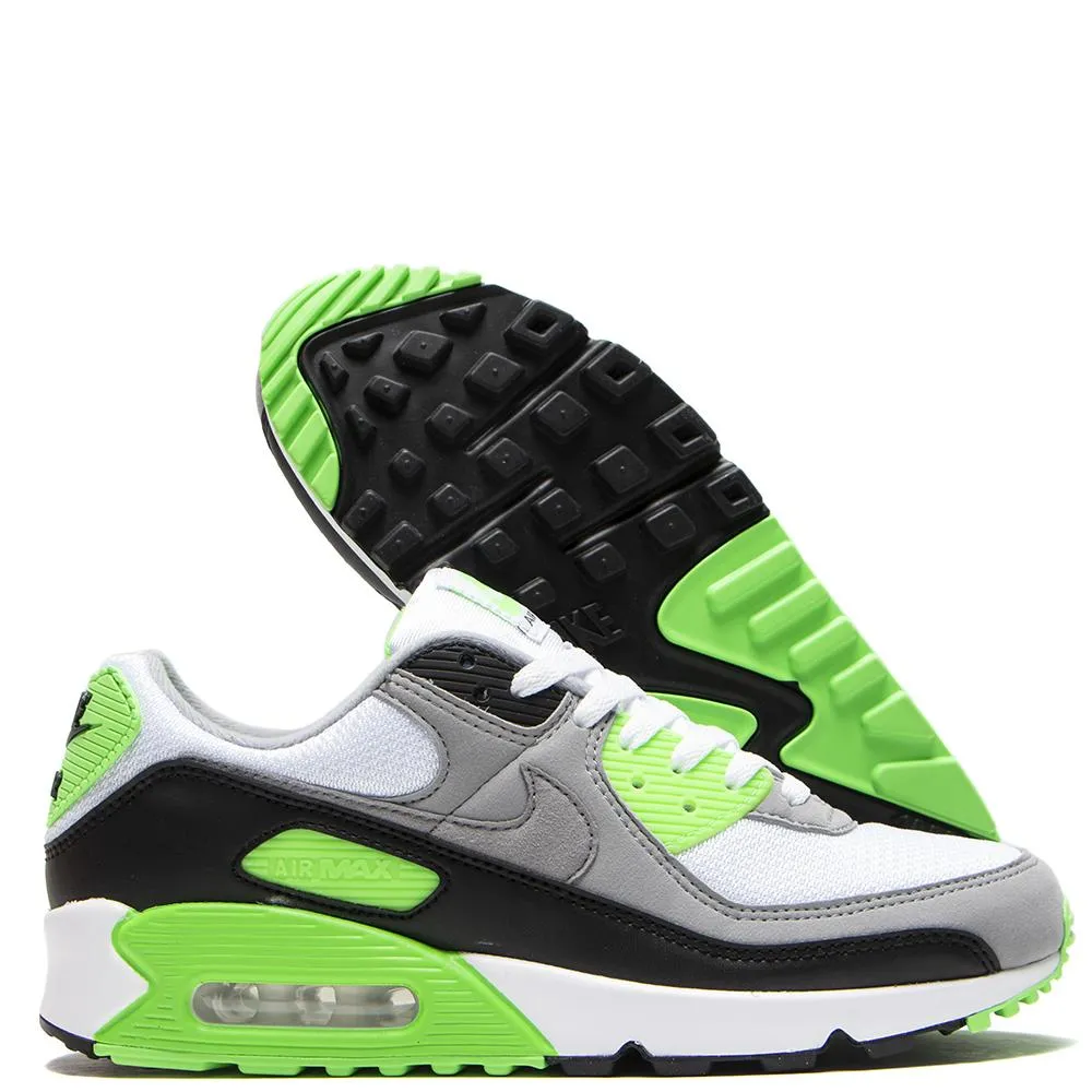 Nike Air Max 90 White / Particle Grey - Moss Green