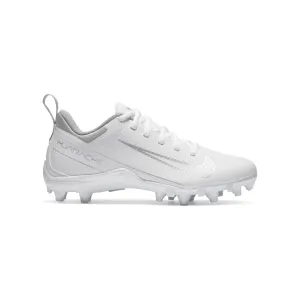 Nike Alpha Huarache 7 GS Youth White/Silver Lacrosse Cleats