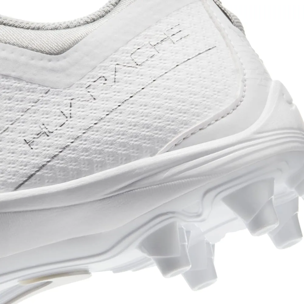 Nike Alpha Huarache 7 GS Youth White/Silver Lacrosse Cleats