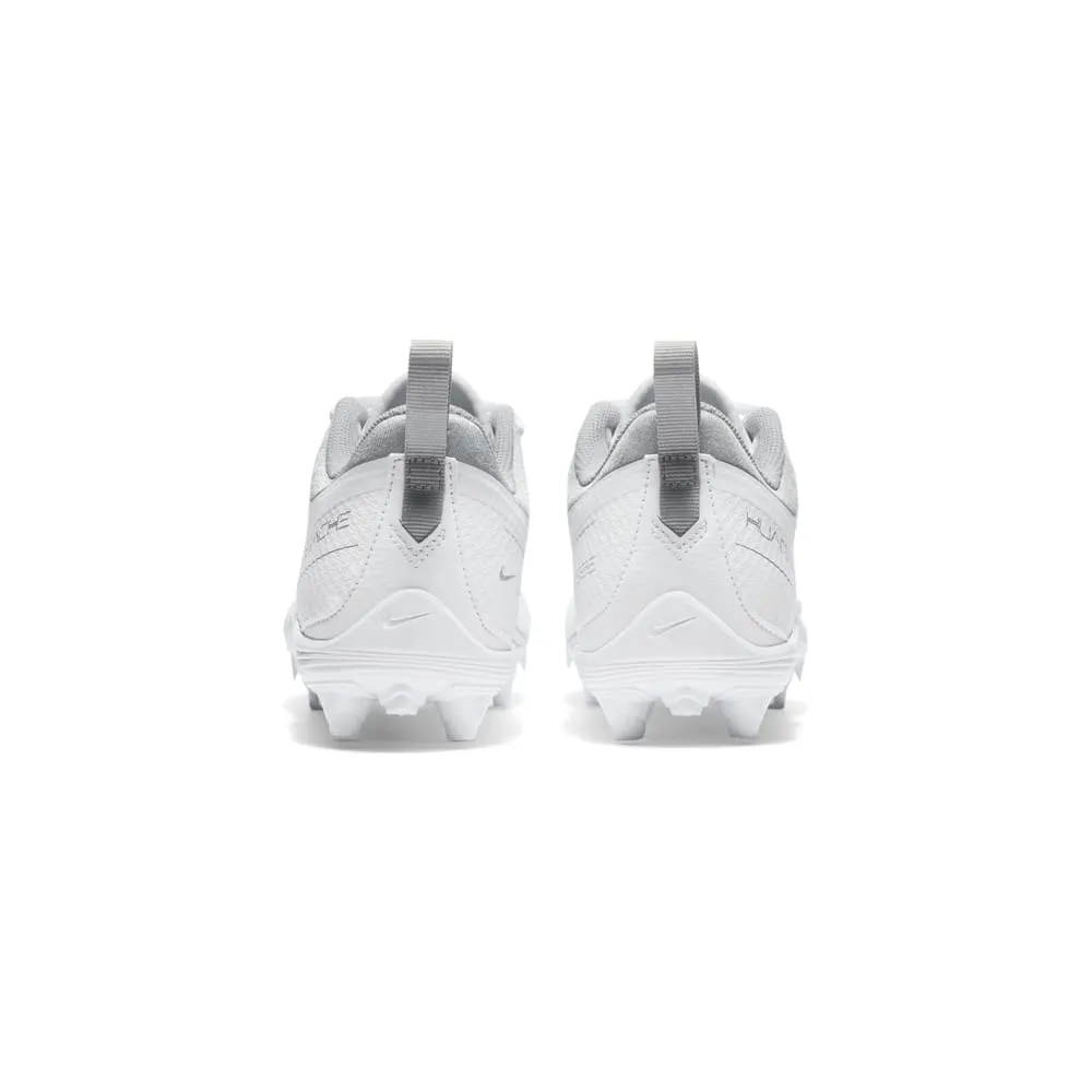 Nike Alpha Huarache 7 GS Youth White/Silver Lacrosse Cleats