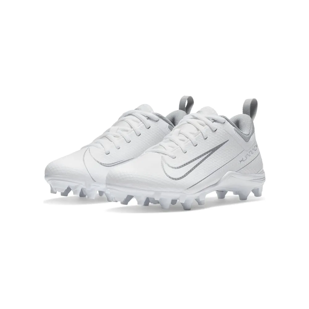 Nike Alpha Huarache 7 GS Youth White/Silver Lacrosse Cleats