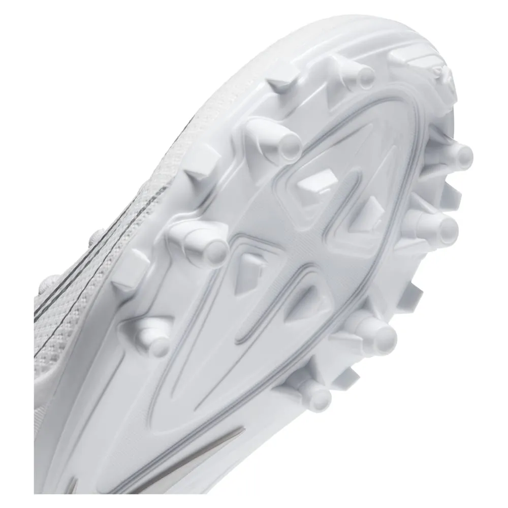 Nike Alpha Huarache 7 GS Youth White/Silver Lacrosse Cleats