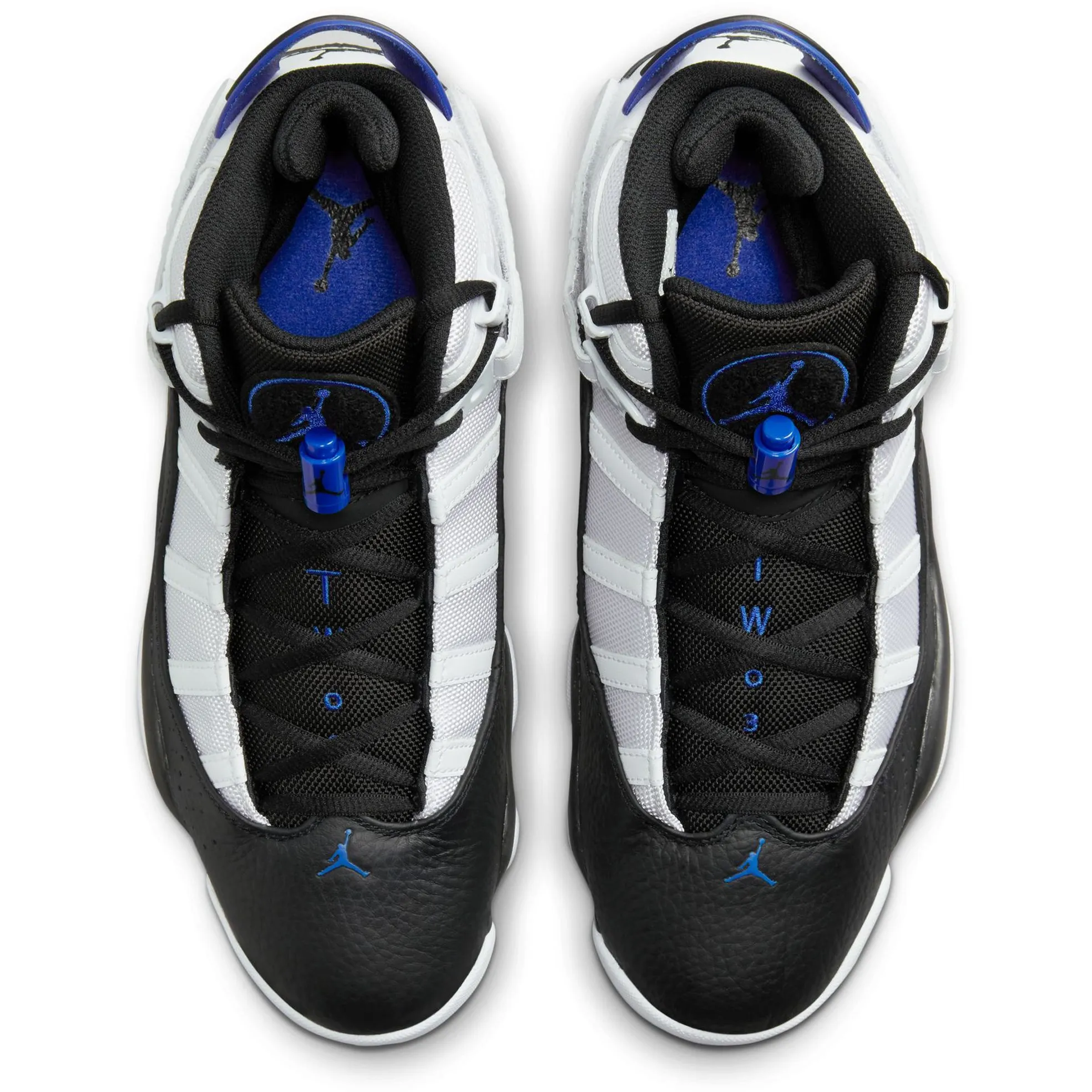 Nike Men's Jordan 6 Rings Shoes - White / Game Royal Blue / Black