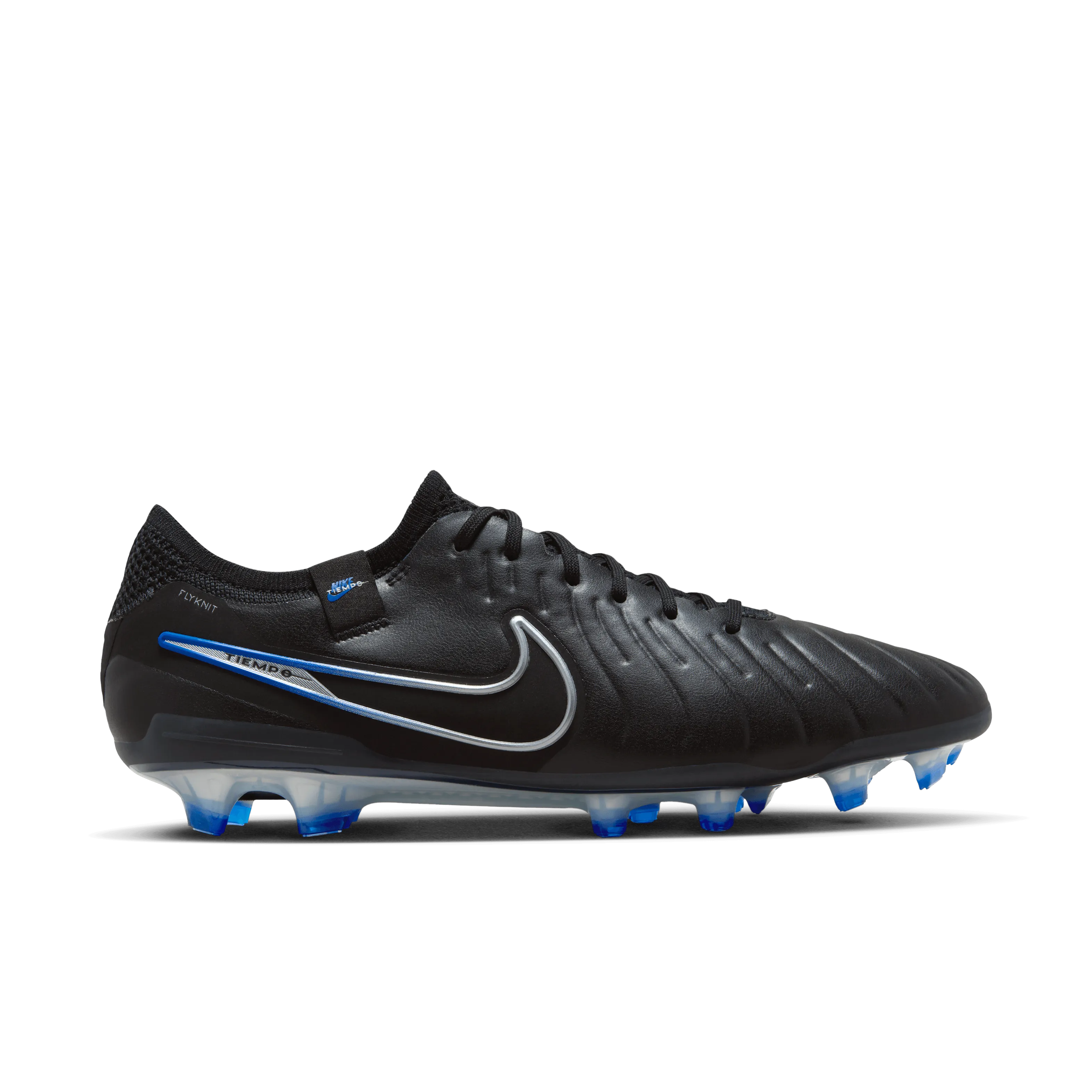 Nike Tiempo Legend 10 Elite FG-Black/Chrome-Hyper Royal