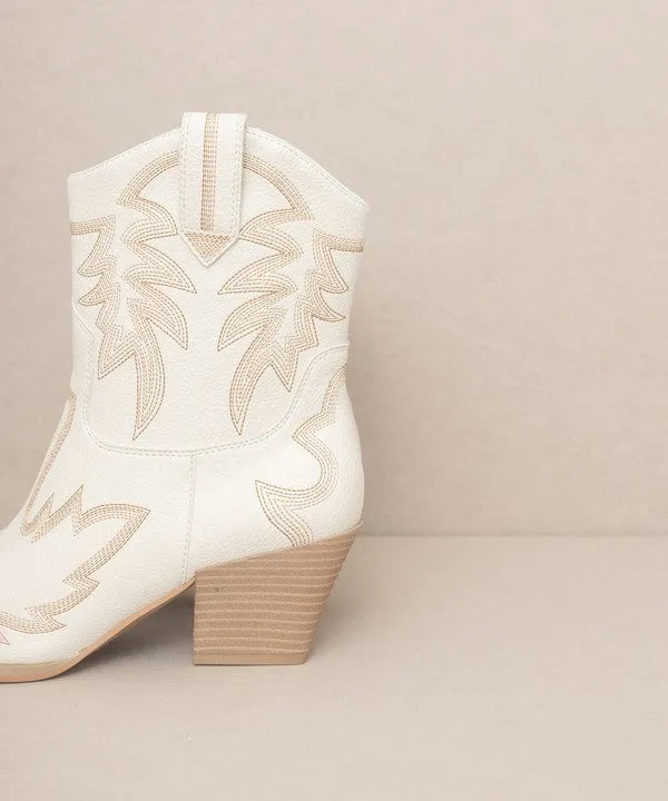 OASIS SOCIETY Nantes - Embroidered Cowboy Boots