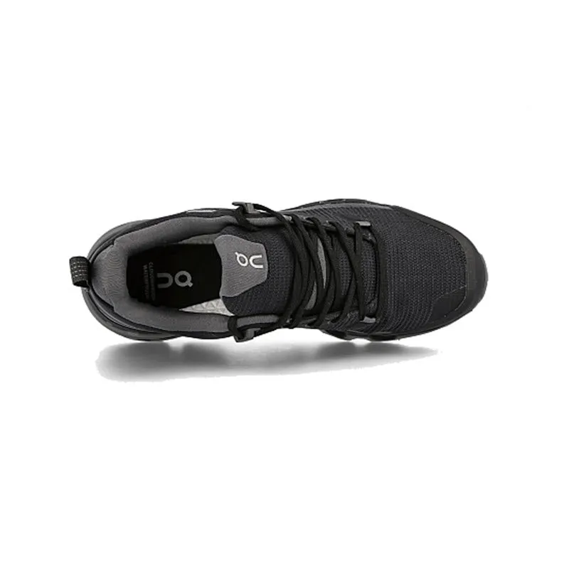 ON CLOUDWANDER WATERPROOF BLACK/ECLIPSE - WOMENS