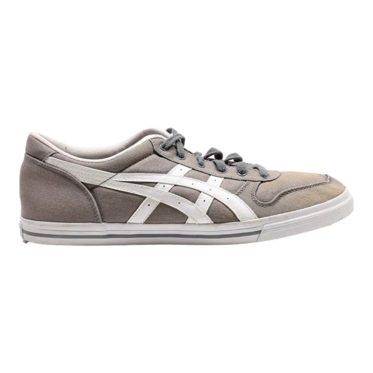 ONITSUKA TIGER Low Top Trainers Grey Synthetic Mens UK 10