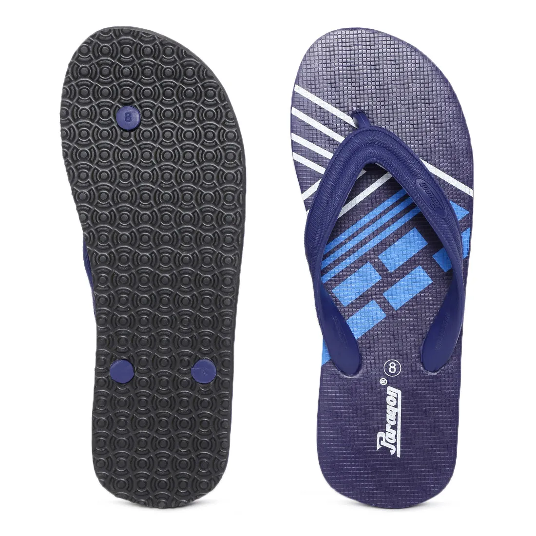 Paragon  HWK3701G Men Stylish Lightweight Flipflops | Casual & Comfortable Daily-wear Slippers for Indoor & Outdoor | For Everyday Use