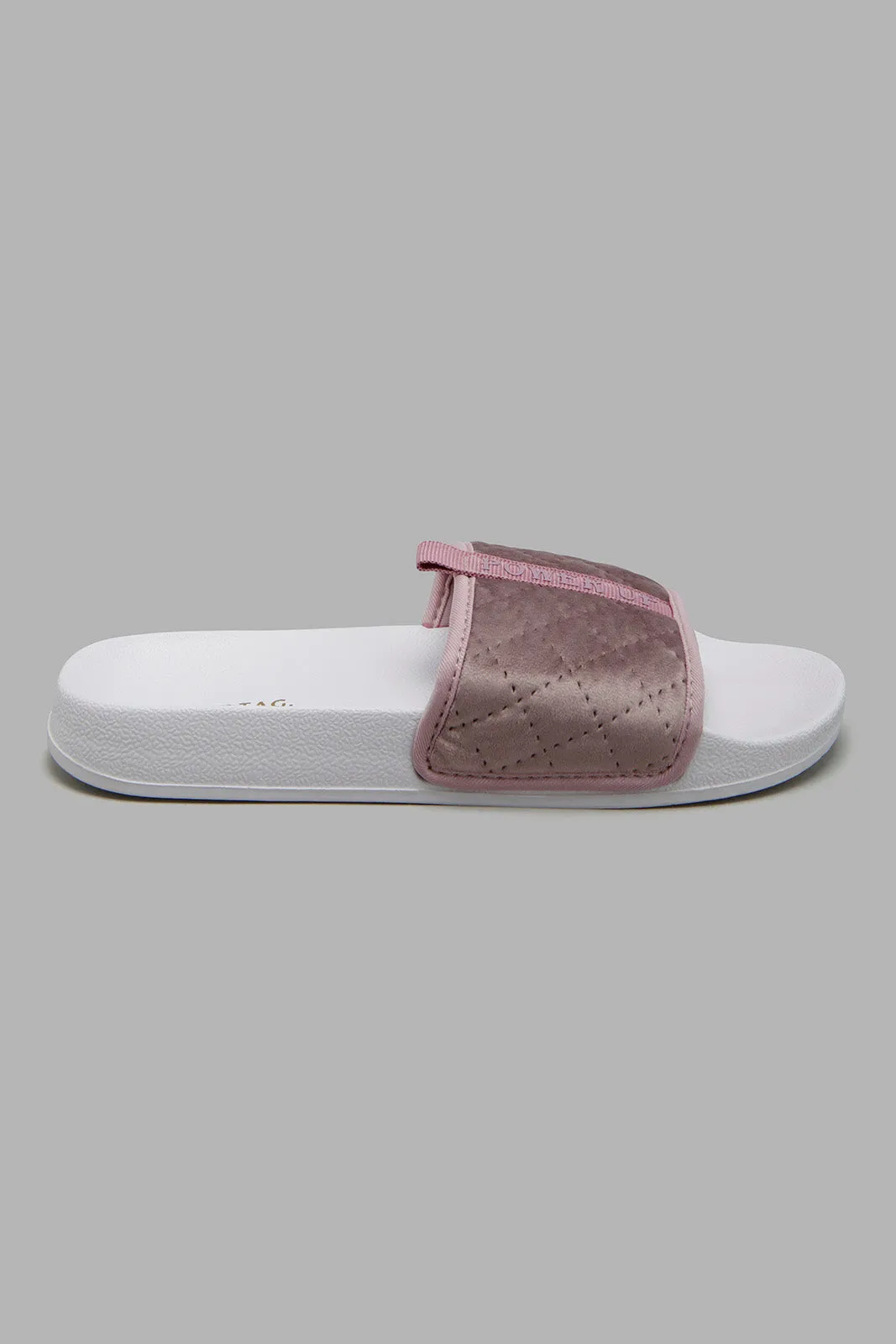 Pink Velvet Slide