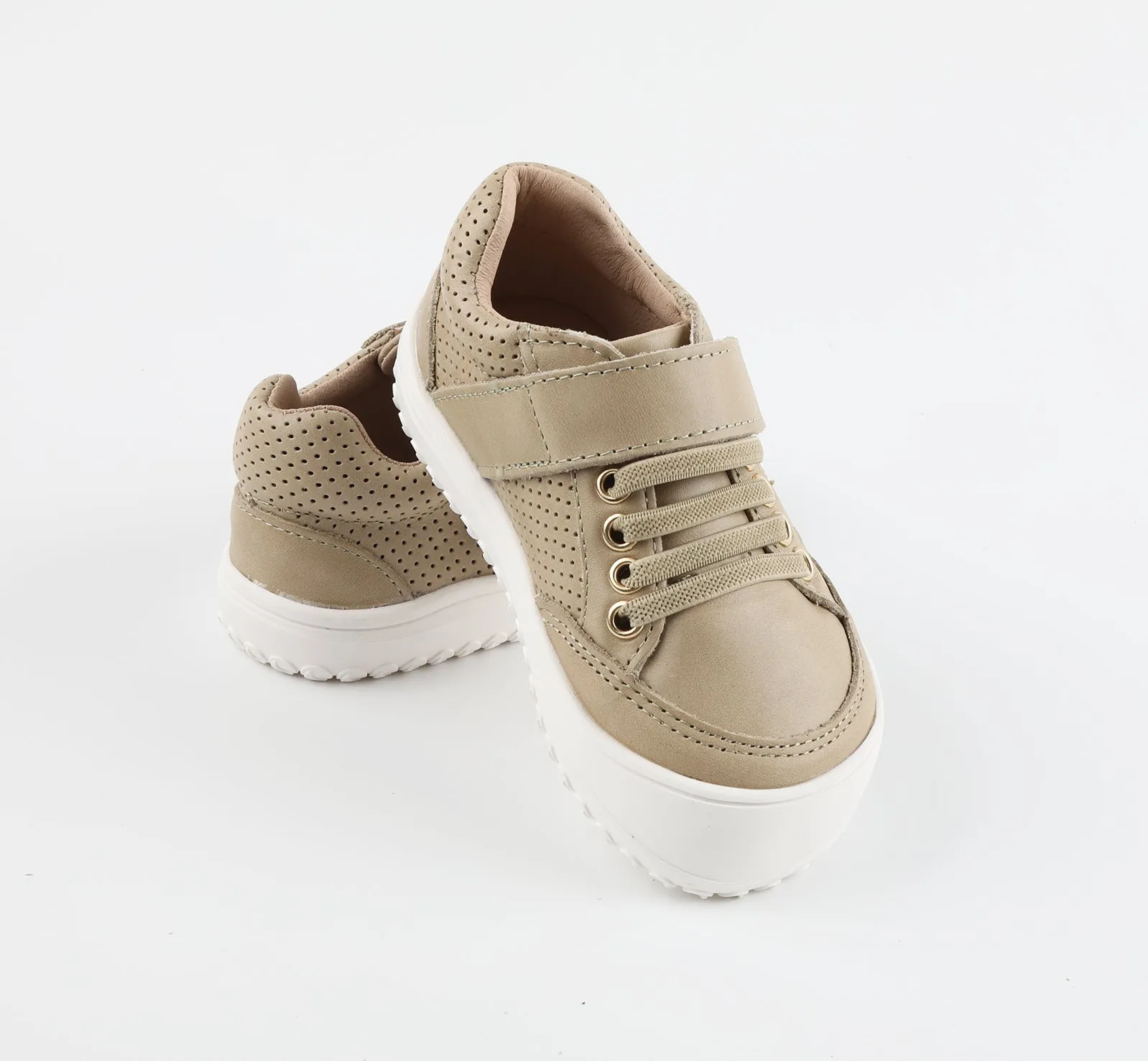 Pre-Order Play Perfect Beige Low Top {Premium Leather}