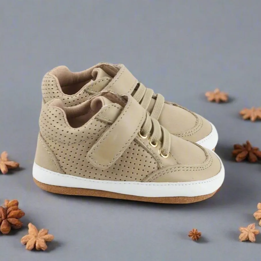 Pre-Order Play Perfect Beige Low Top {Premium Leather}